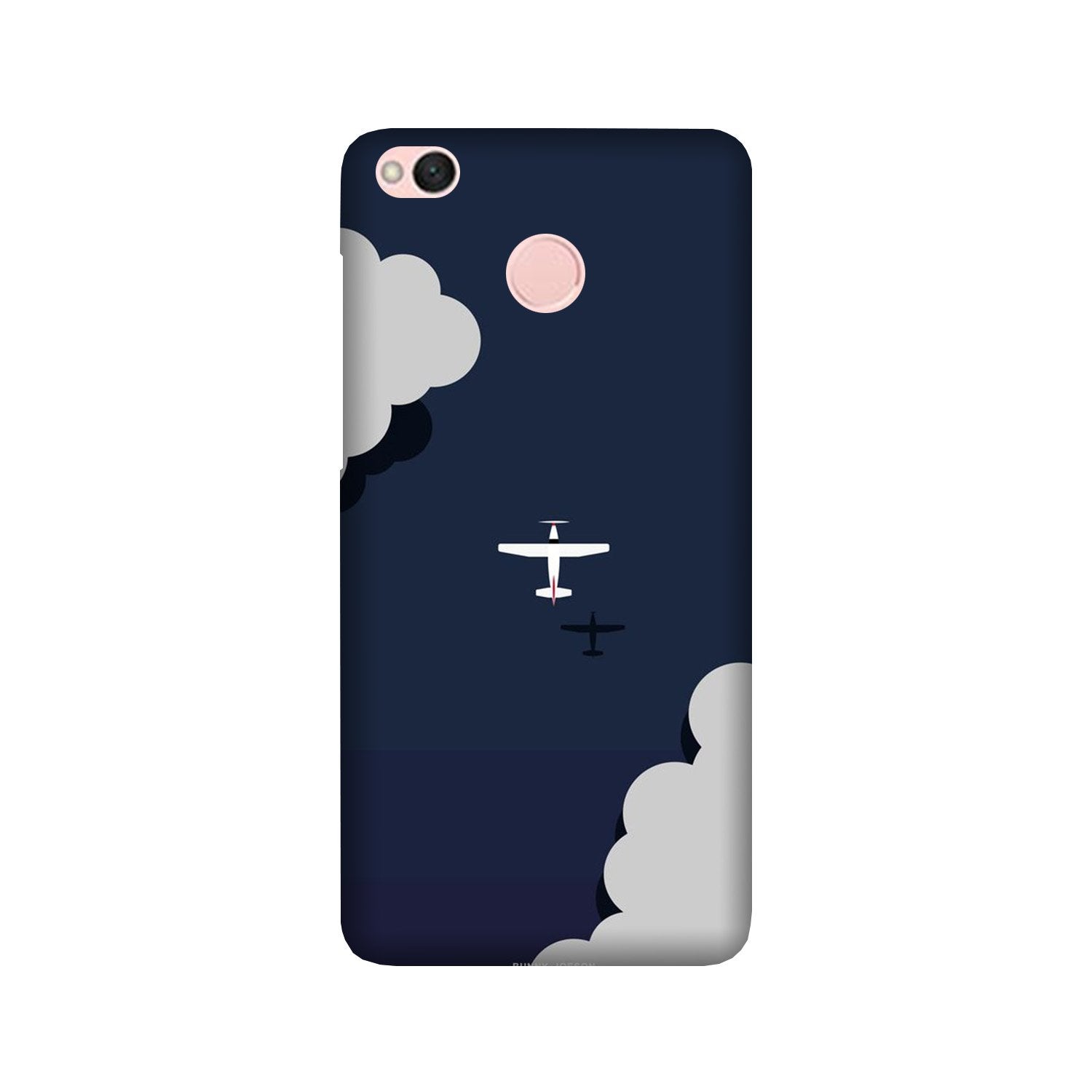 Clouds Plane Mobile Back Case for Redmi 4 (Design - 196) Clouds Plane Case for Redmi 4 (Design - 196)