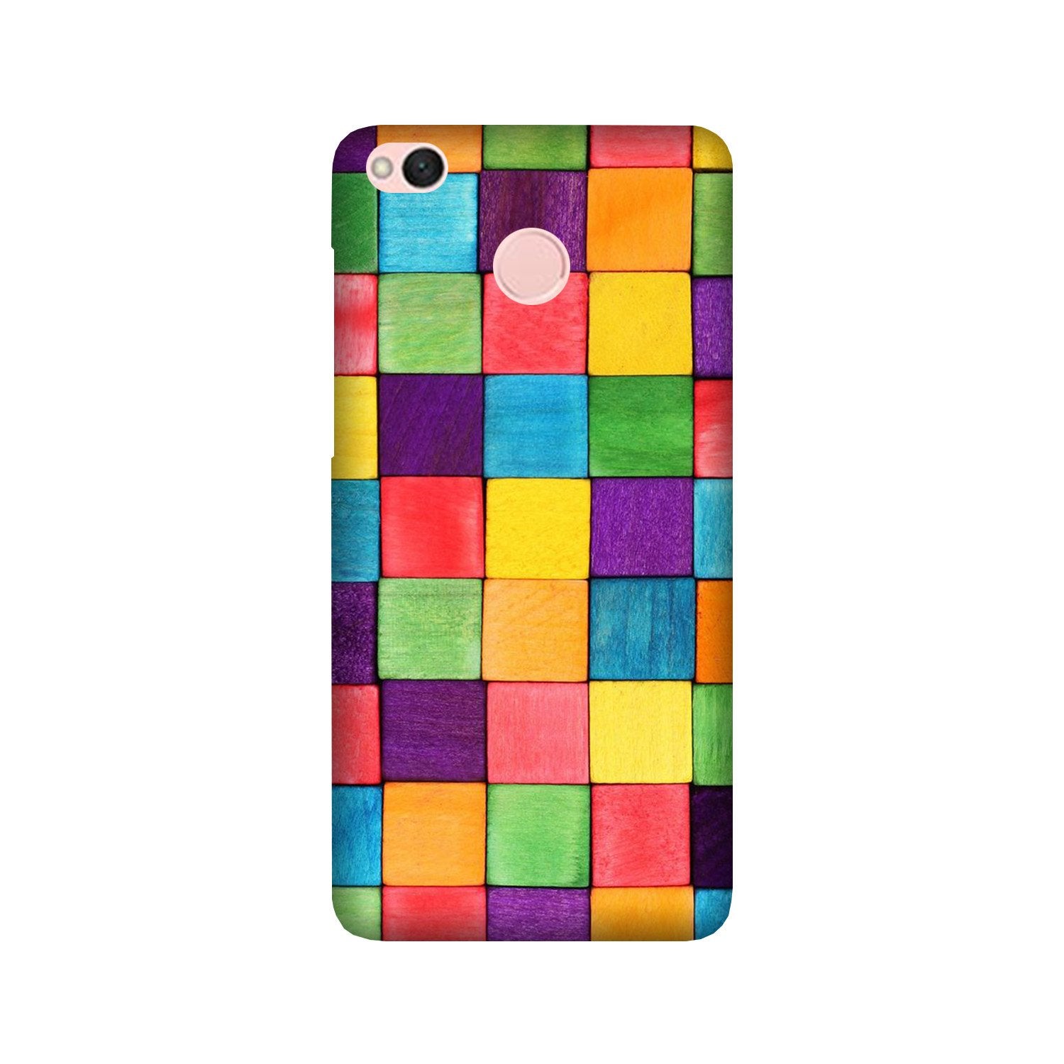 Colorful Square Mobile Back Case for Redmi 4 (Design - 218) Colorful Square Case for Redmi 4 (Design No. 218)