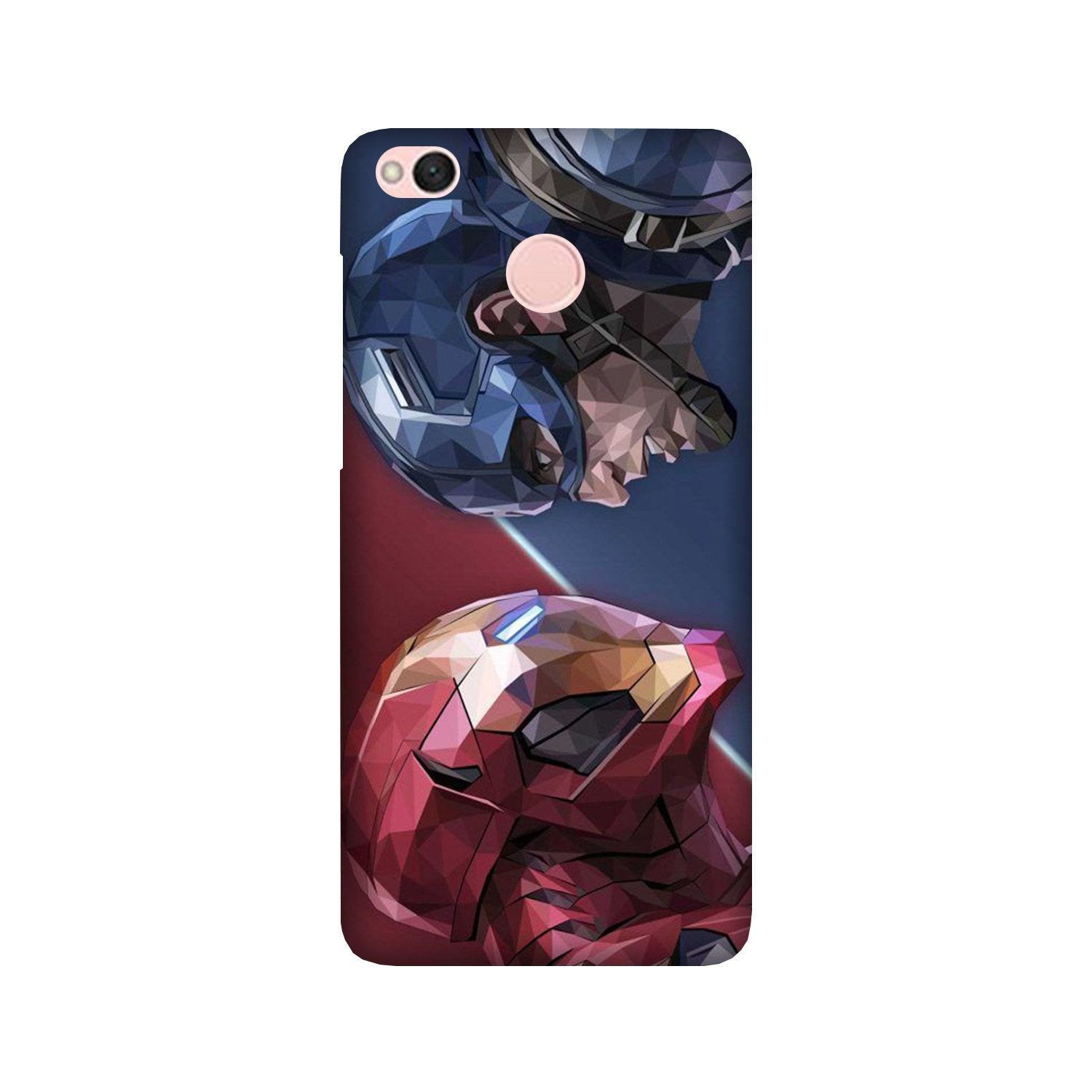Ironman Captain America Mobile Back Case for Redmi 4 (Design - 245) Ironman Captain America Case for Redmi 4 (Design No. 245)
