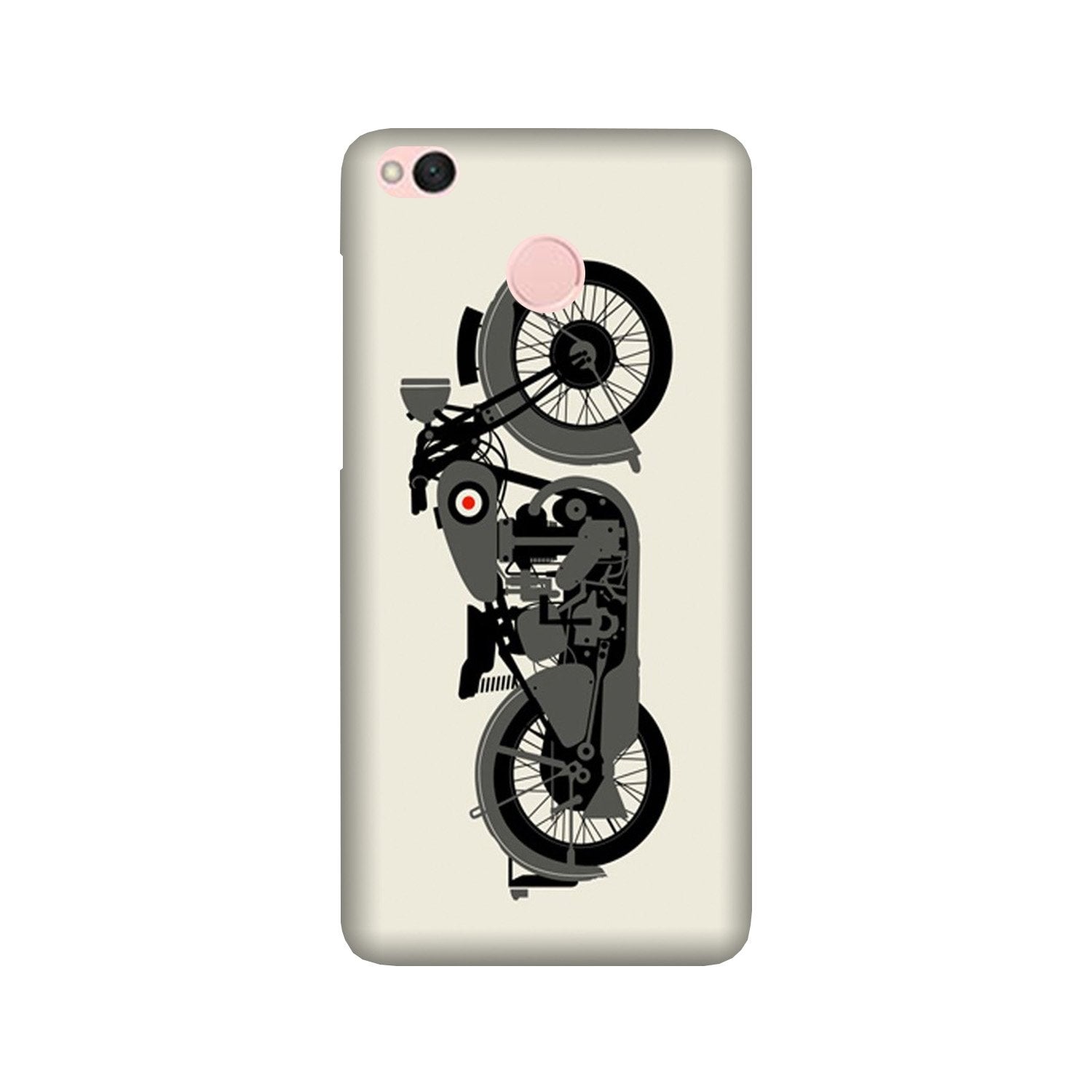 MotorCycle Mobile Back Case for Redmi 4 (Design - 259) MotorCycle Case for Redmi 4 (Design No. 259)