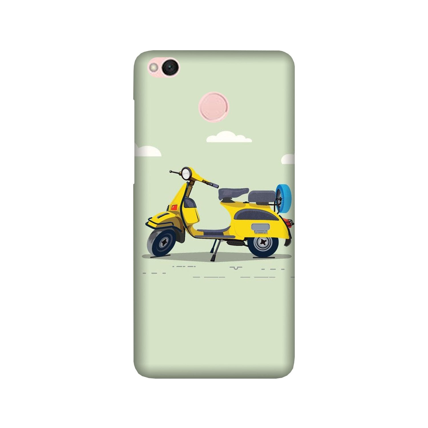 Vintage Scooter Mobile Back Case for Redmi 4 (Design - 260) Vintage Scooter Case for Redmi 4 (Design No. 260)