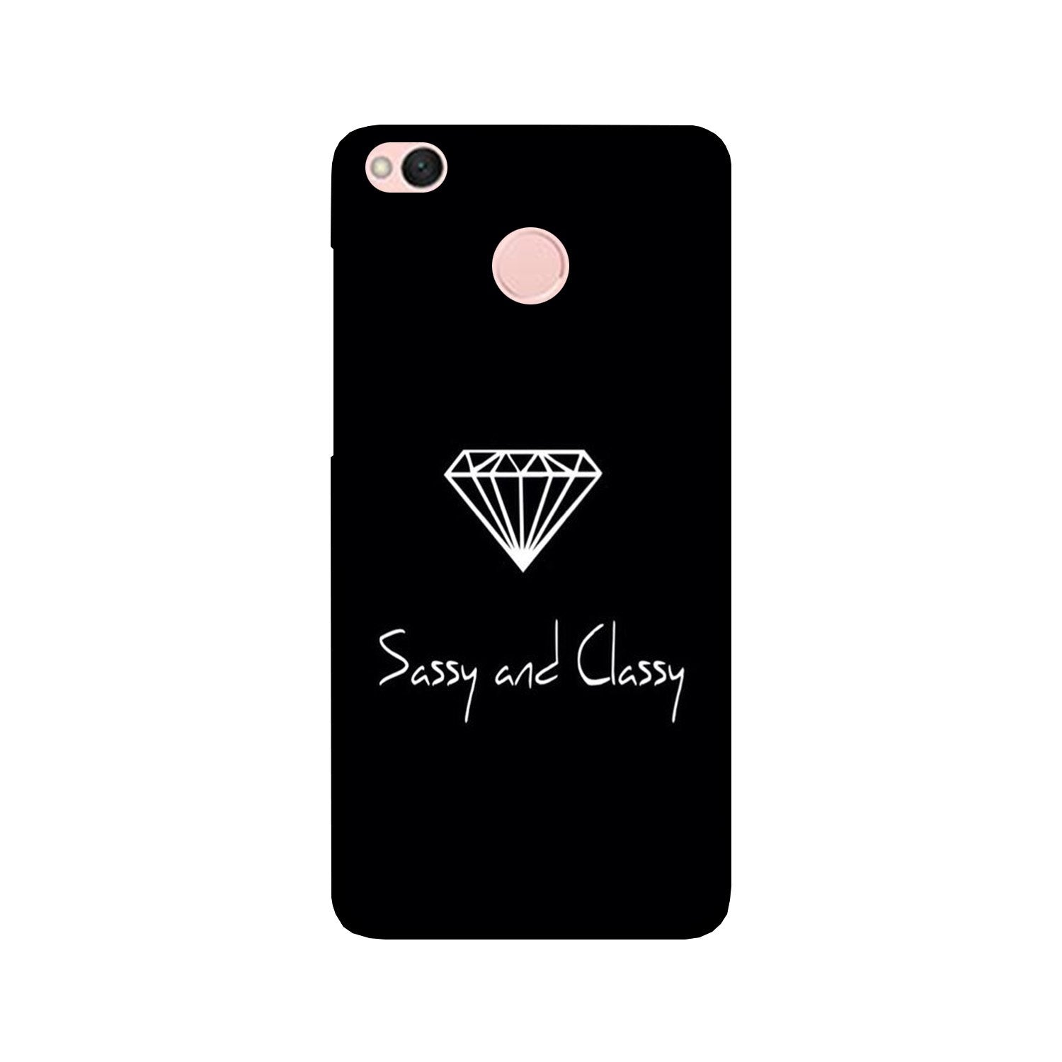 Sassy and Classy Mobile Back Case for Redmi 4 (Design - 264) Sassy and Classy Case for Redmi 4 (Design No. 264)