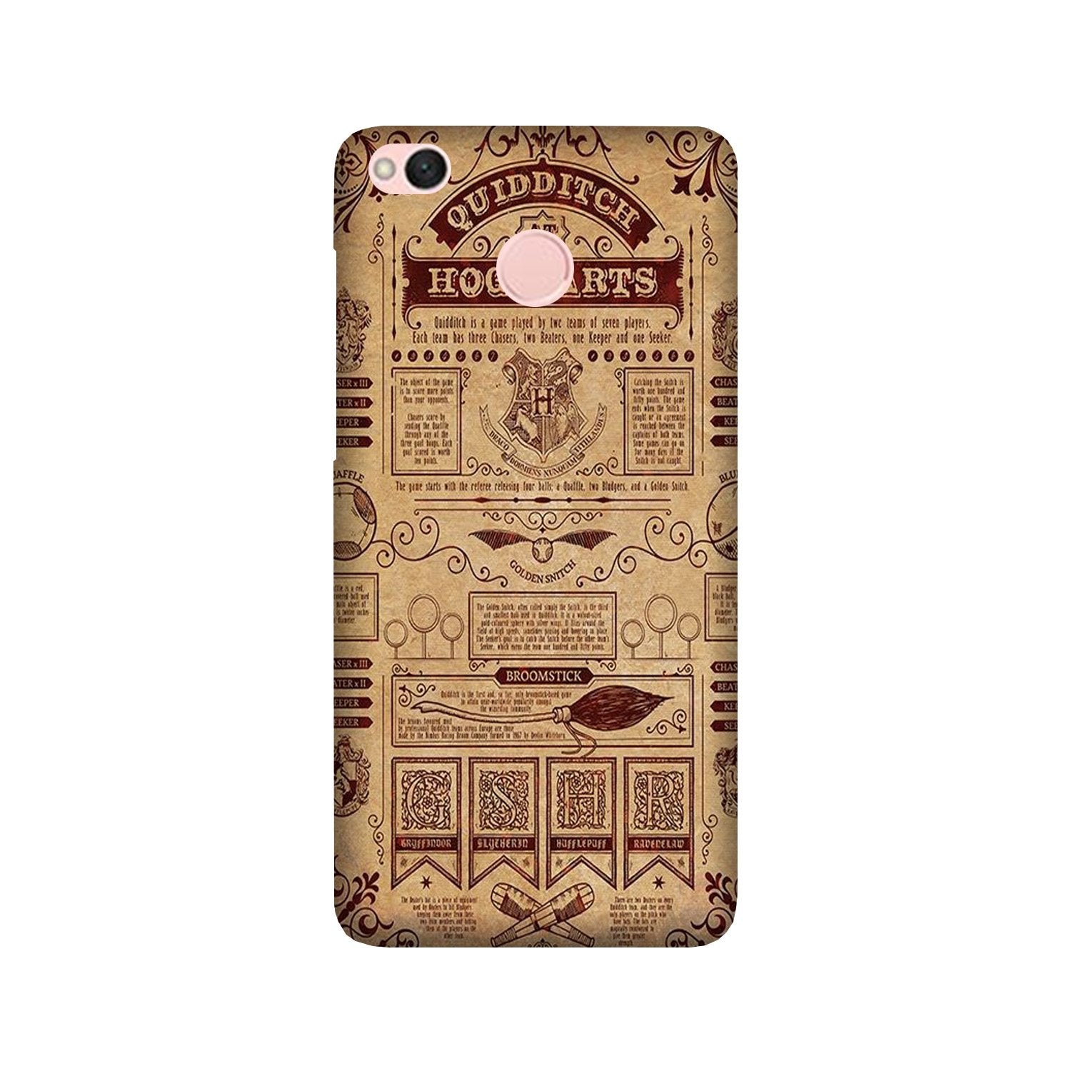 Hogwarts Mobile Back Case for Redmi 4 (Design - 304) Hogwarts Mobile Back Case for Redmi 4 (Design - 304)