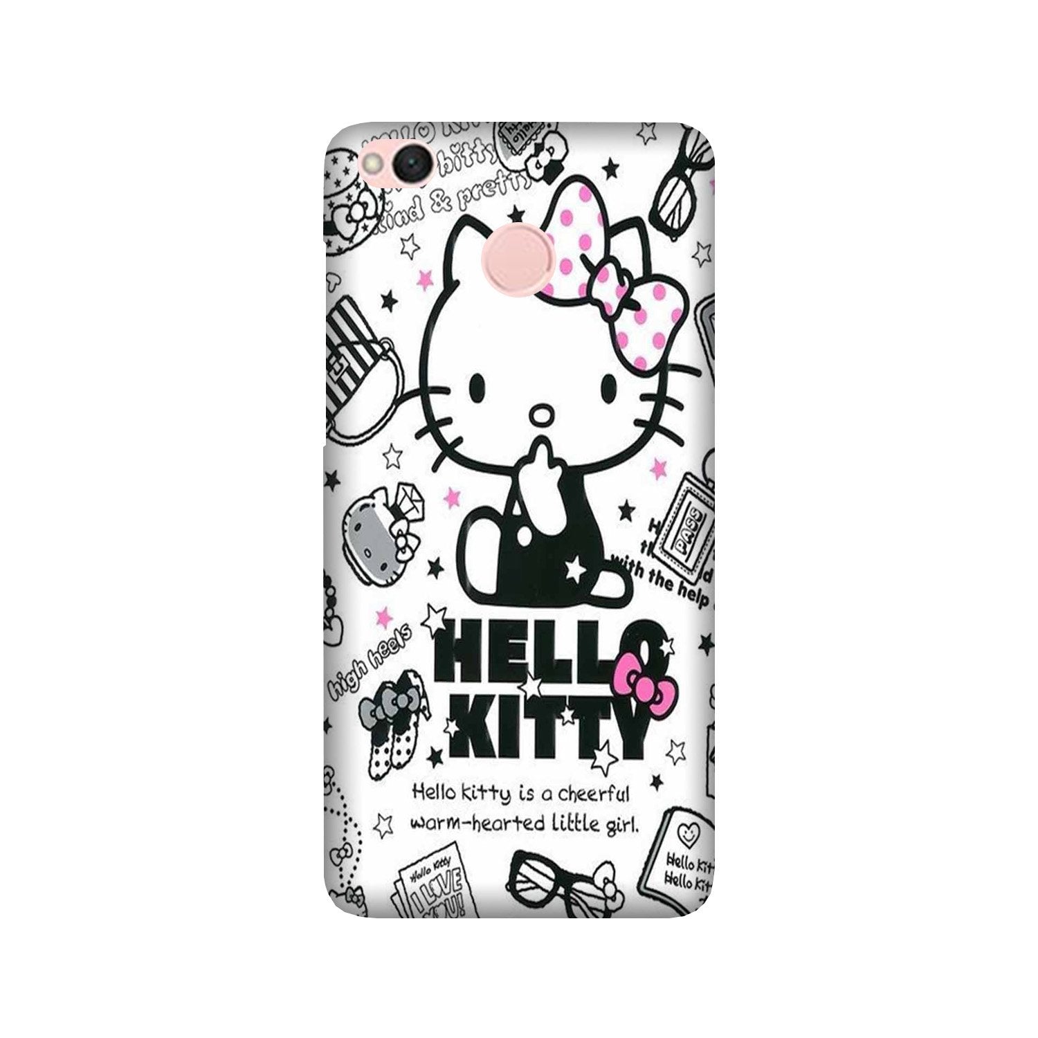 Hello Kitty Mobile Back Case for Redmi 4 (Design - 361) Hello Kitty Mobile Back Case for Redmi 4 (Design - 361)