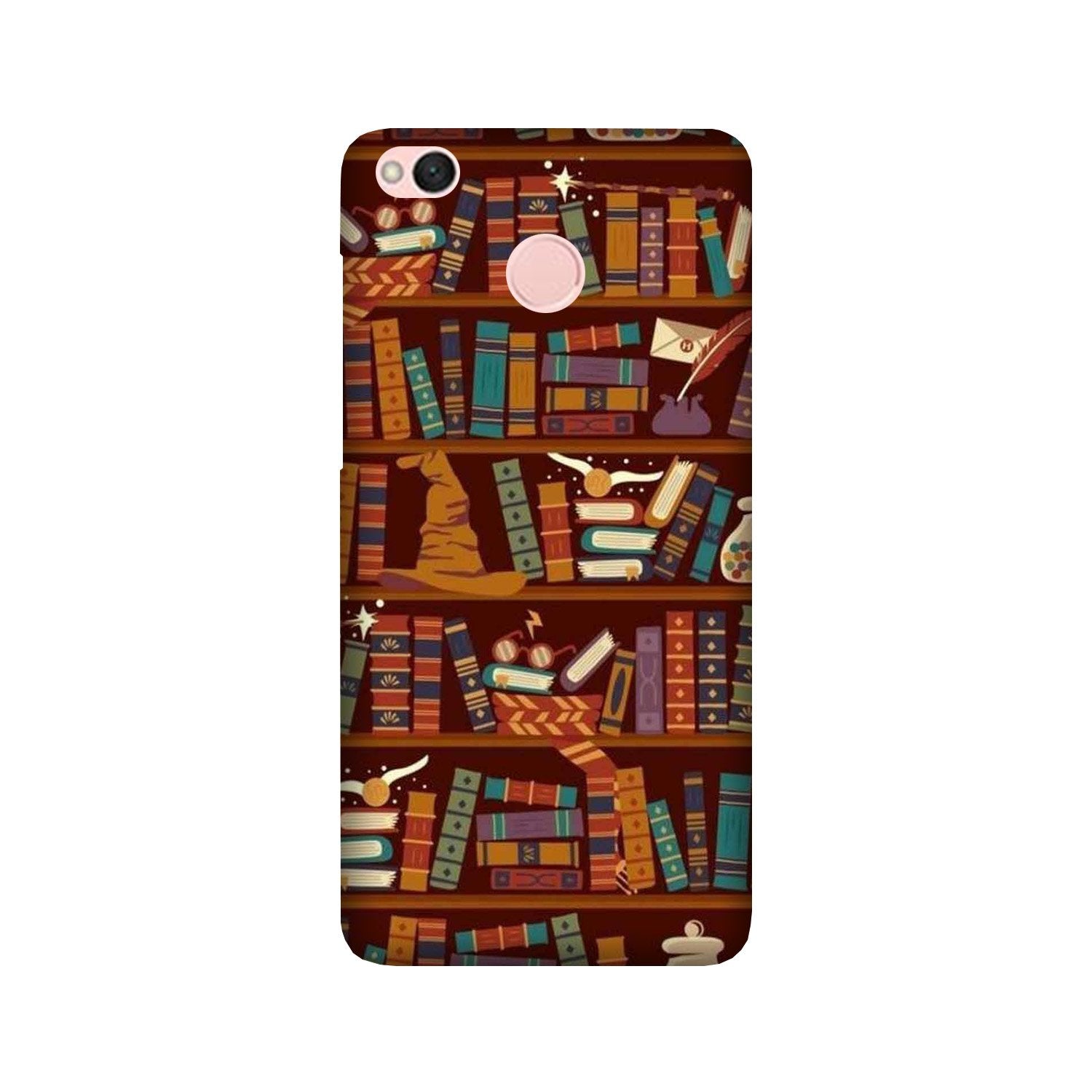 Book Shelf Mobile Back Case for Redmi 4 (Design - 390) Book Shelf Mobile Back Case for Redmi 4 (Design - 390)