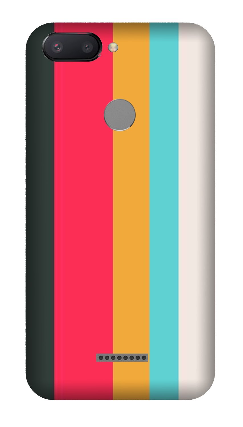 Color Pattern Mobile Back Case for Redmi 6 (Design - 369) Color Pattern Mobile Back Case for Redmi 6 (Design - 369)