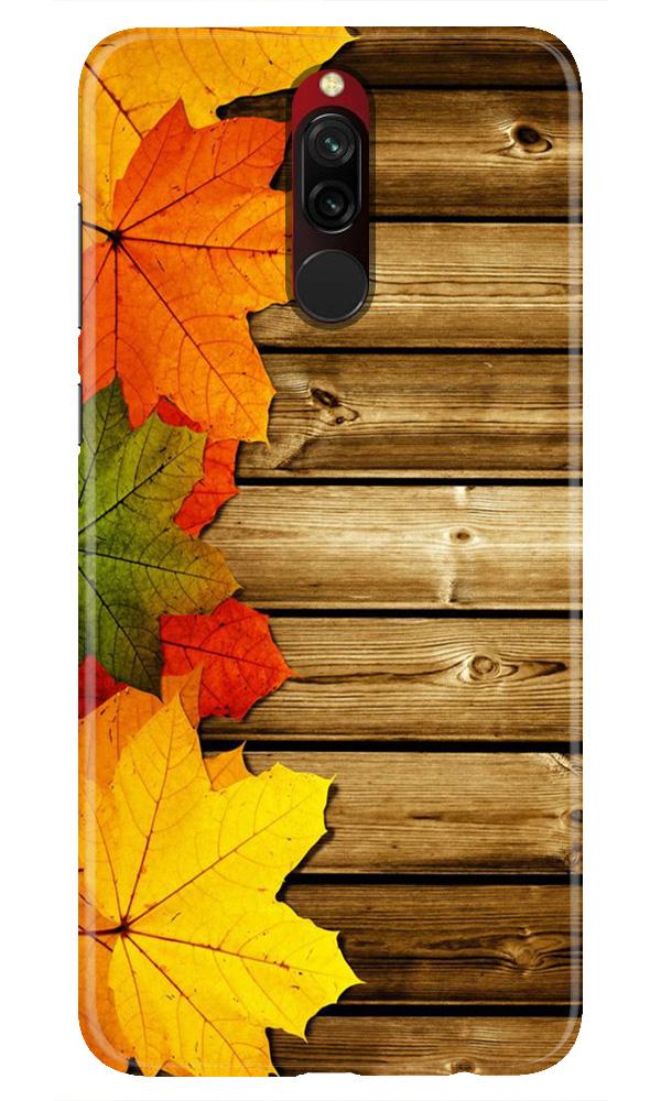 Wooden look3 Mobile Back Case for Xiaomi Redmi 8 (Design - 61) Wooden look3 Case for Xiaomi Redmi 8