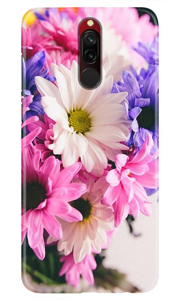 Coloful Daisy Mobile Back Case for Xiaomi Redmi 8 (Design - 73) Coloful Daisy Case for Xiaomi Redmi 8