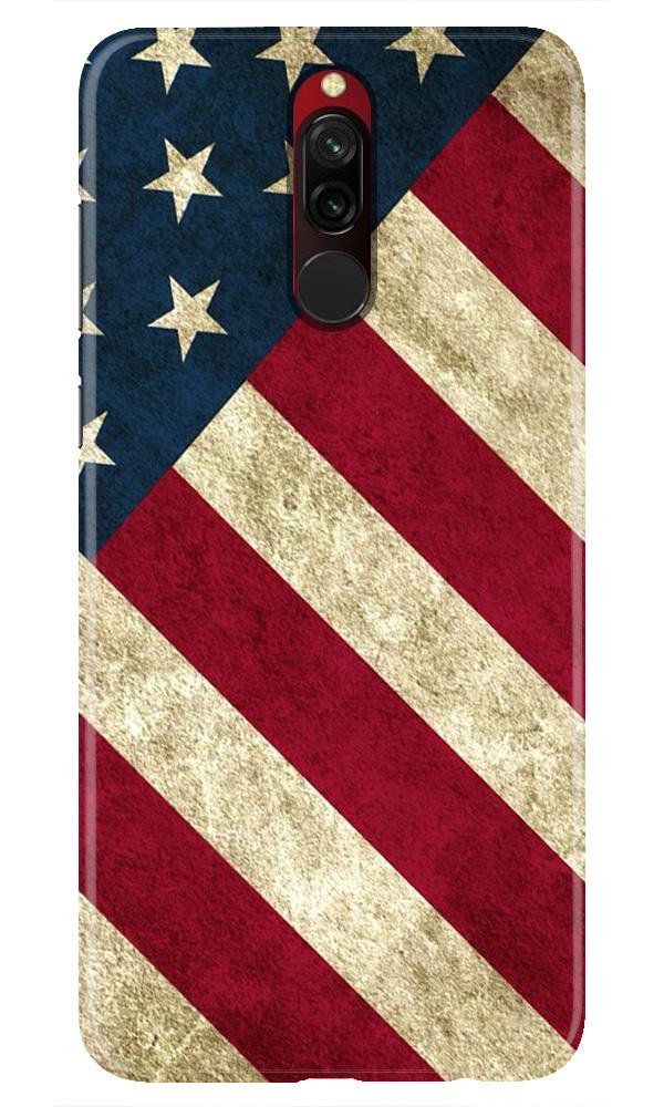 America Mobile Back Case for Xiaomi Redmi 8 (Design - 79) America Case for Xiaomi Redmi 8