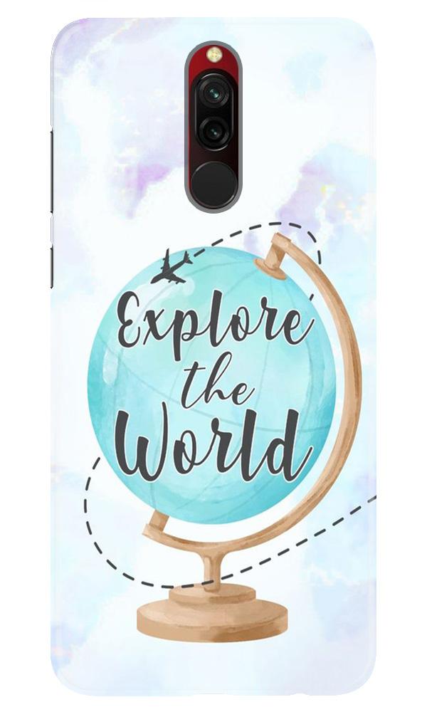 Explore the World Mobile Back Case for Xiaomi Redmi 8 (Design - 207) Explore the World Case for Xiaomi Redmi 8 (Design No. 207)