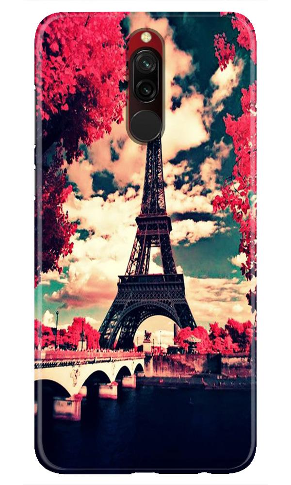Eiffel Tower Mobile Back Case for Xiaomi Redmi 8 (Design - 212) Eiffel Tower Case for Xiaomi Redmi 8 (Design No. 212)