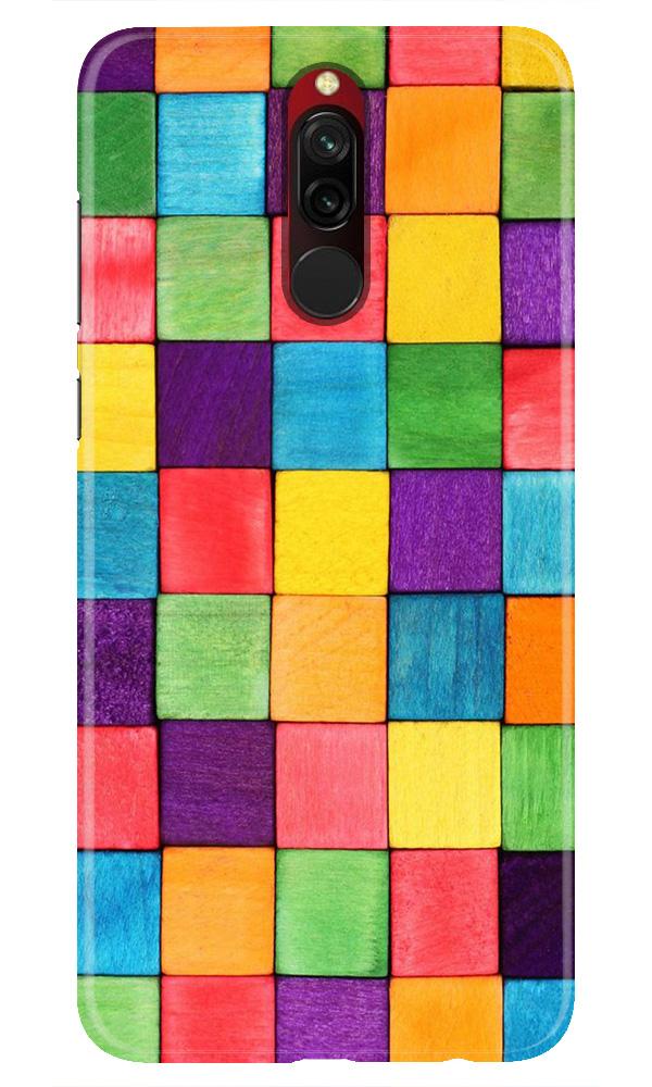 Colorful Square Mobile Back Case for Xiaomi Redmi 8 (Design - 218) Colorful Square Case for Xiaomi Redmi 8 (Design No. 218)
