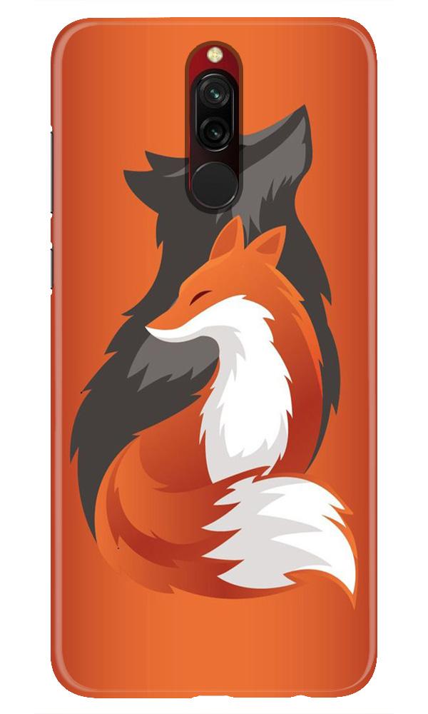 Wolf Mobile Back Case for Xiaomi Redmi 8 (Design - 224) Wolf Case for Xiaomi Redmi 8 (Design No. 224)