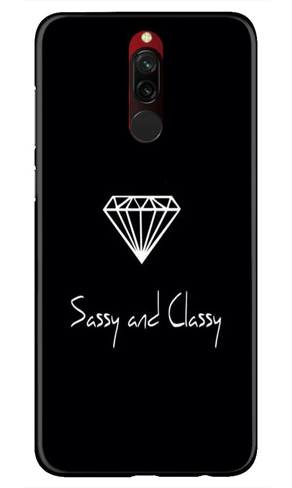 Sassy and Classy Mobile Back Case for Xiaomi Redmi 8 (Design - 264) Sassy and Classy Case for Xiaomi Redmi 8 (Design No. 264)