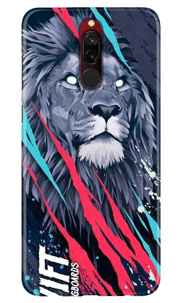 Lion Mobile Back Case for Xiaomi Redmi 8 (Design - 278) Lion Case for Xiaomi Redmi 8 (Design No. 278)