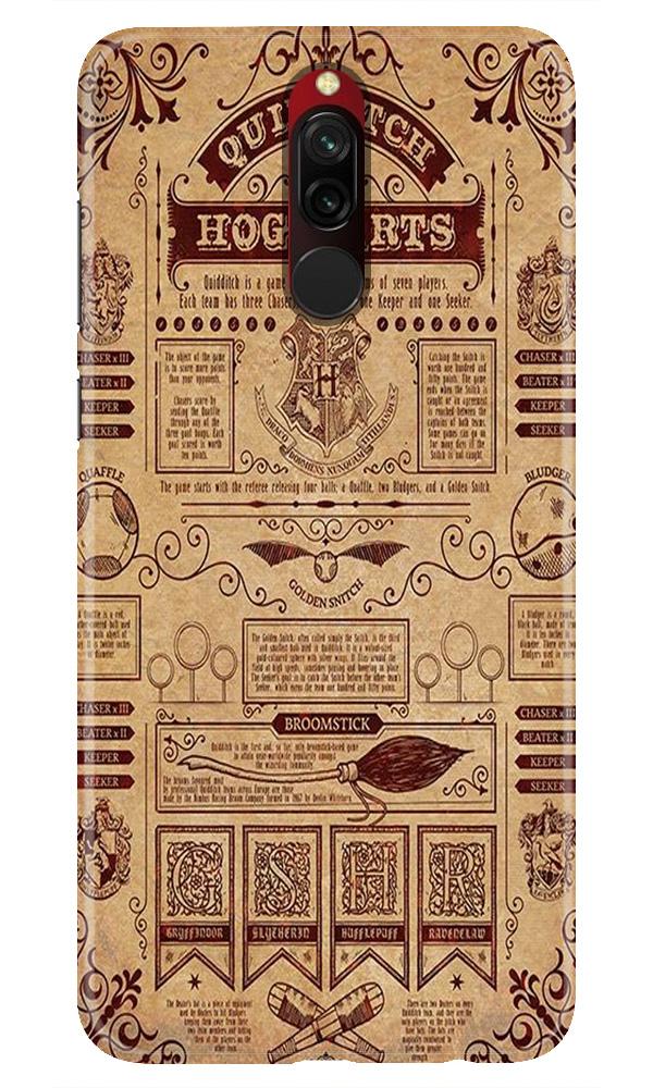 Hogwarts Mobile Back Case for Xiaomi Redmi 8 (Design - 304) Hogwarts Mobile Back Case for Xiaomi Redmi 8 (Design - 304)