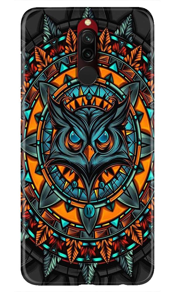 Owl Mobile Back Case for Xiaomi Redmi 8 (Design - 360) Owl Mobile Back Case for Xiaomi Redmi 8 (Design - 360)