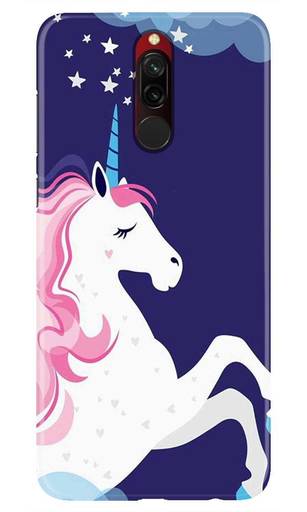 Unicorn Mobile Back Case for Xiaomi Redmi 8 (Design - 365) Unicorn Mobile Back Case for Xiaomi Redmi 8 (Design - 365)