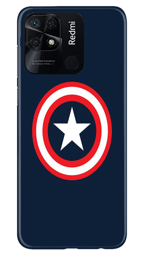 Captain America Mobile Back Case for Redmi 10 (Design - 42) Captain America Case for Redmi 10