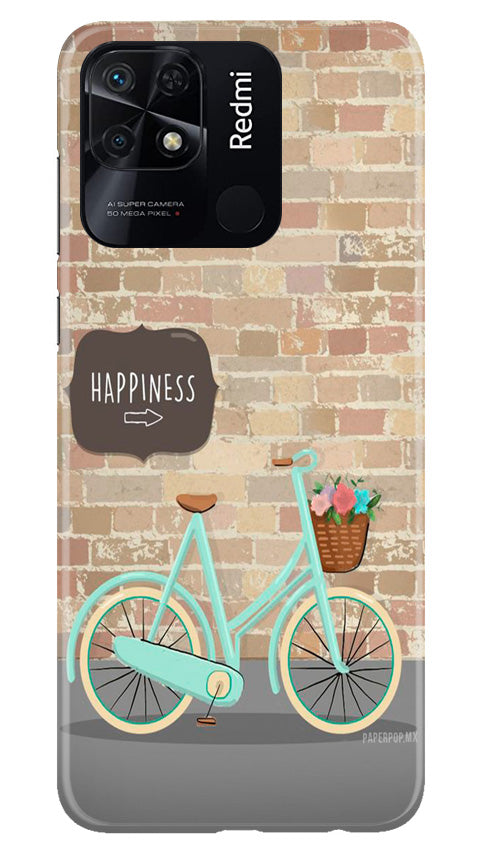 Happiness Mobile Back Case for Redmi 10C (Design - 53) Happiness Case for Redmi 10C