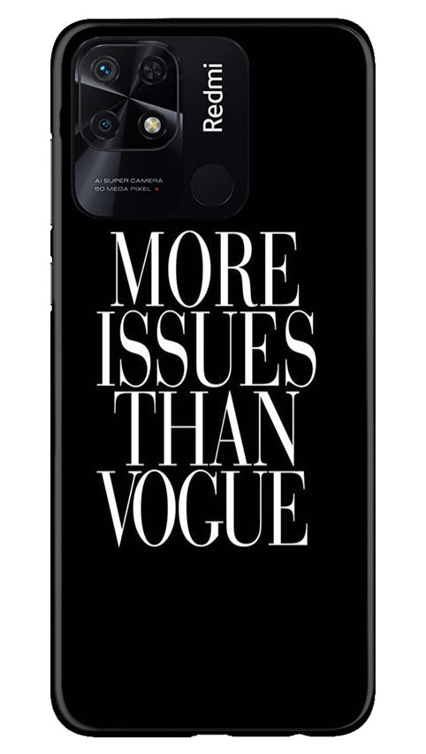 More Issues than Vague Mobile Back Case for Redmi 10 (Design - 74) More Issues than Vague Case for Redmi 10