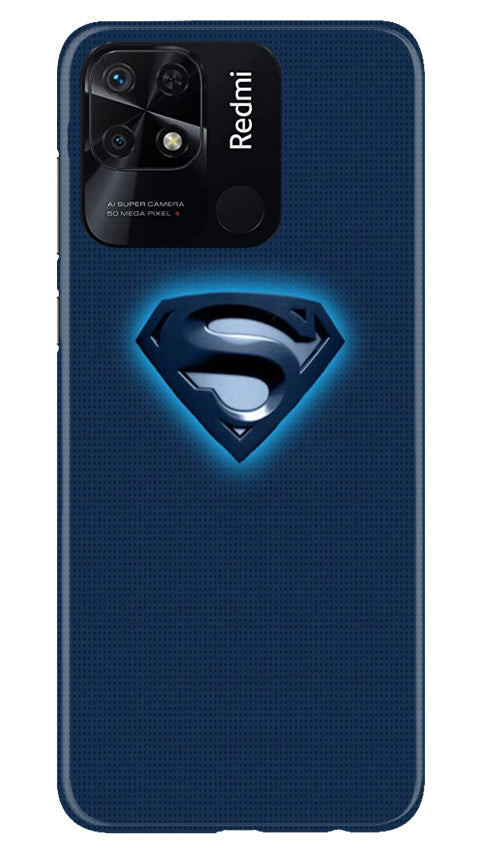 Superman Superhero Mobile Back Case for Redmi 10C (Design - 117) Superman Superhero Case for Redmi 10C (Design - 117)