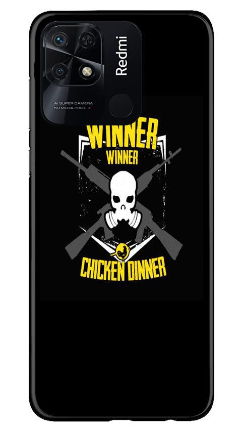 Winner Winner Chicken Dinner Mobile Back Case for Redmi 10 Power (Design - 147) Winner Winner Chicken Dinner Case for Redmi 10 Power (Design - 147)