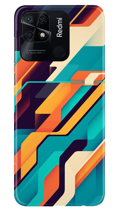 Modern Art Mobile Back Case for Redmi 10C (Design - 201) Modern Art Case for Redmi 10C (Design No. 201)