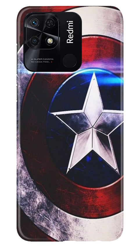 Captain America Mobile Back Case for Redmi 10 Power (Design - 249) Captain America Case for Redmi 10 Power (Design No. 218)