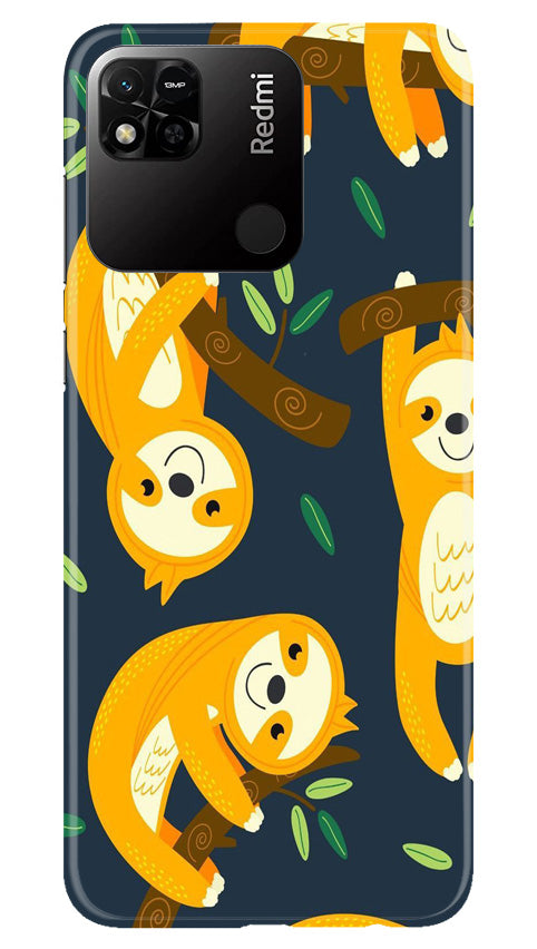 Racoon Pattern Mobile Back Case for Redmi 10A (Design - 2) Racoon Pattern Case for Redmi 10A