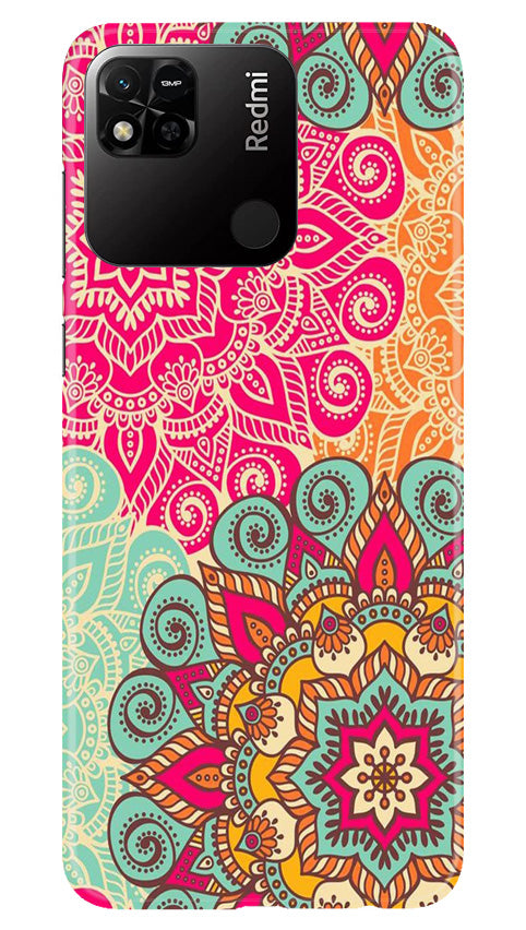 Rangoli art Mobile Back Case for Redmi 10A (Design - 6) Rangoli art Case for Redmi 10A