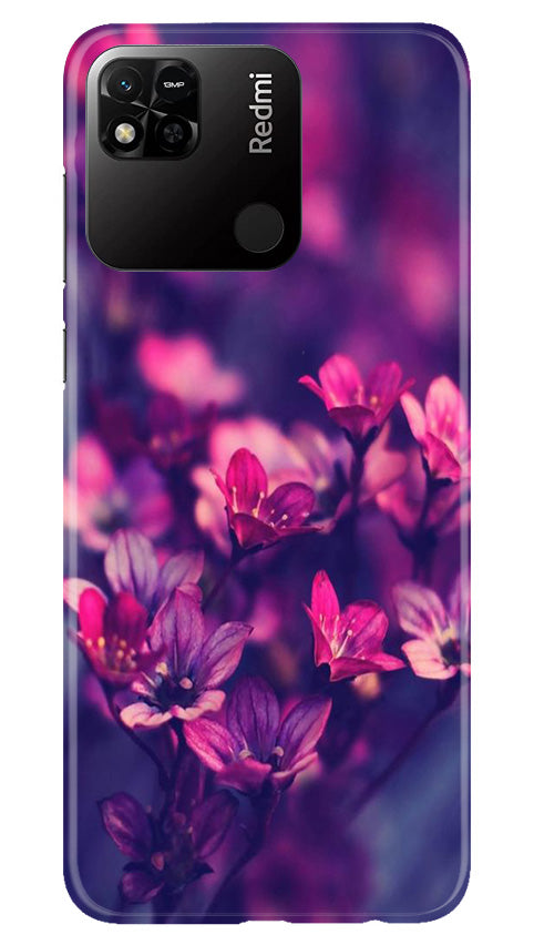 flowers Mobile Back Case for Redmi 10A (Design - 25) flowers Case for Redmi 10A