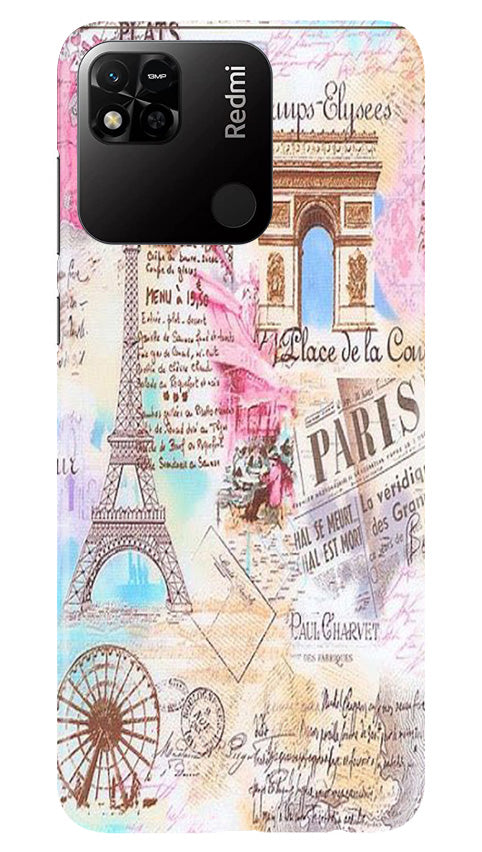 Paris Eiftel Tower Mobile Back Case for Redmi 10A (Design - 54) Paris Eiftel Tower Case for Redmi 10A