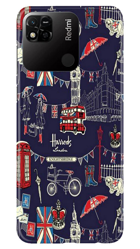 Love London Mobile Back Case for Redmi 10A (Design - 75) Love London Case for Redmi 10A
