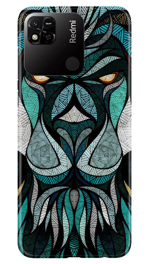 Lion Mobile Back Case for Redmi 10A (Design - 97) Lion Case for Redmi 10A