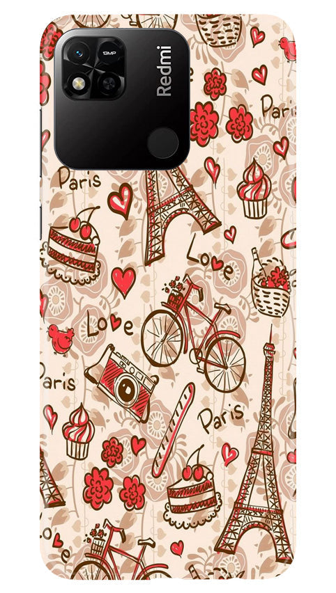 Love Paris Mobile Back Case for Redmi 10A (Design - 103) Love Paris Case for Redmi 10A (Design - 103)
