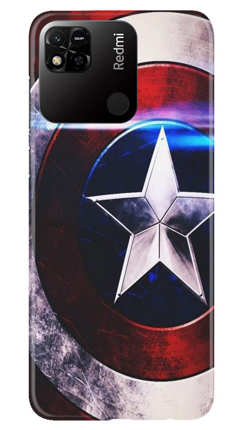 Captain America Mobile Back Case for Redmi 10A (Design - 249) Captain America Case for Redmi 10A (Design No. 218)