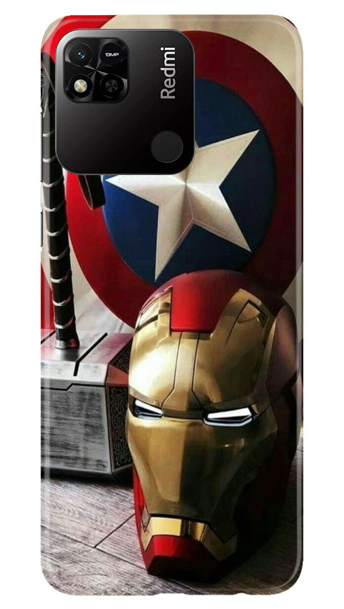 Captain America Shield Mobile Back Case for Redmi 10A (Design - 222) Captain America Shield Case for Redmi 10A (Design No. 222)