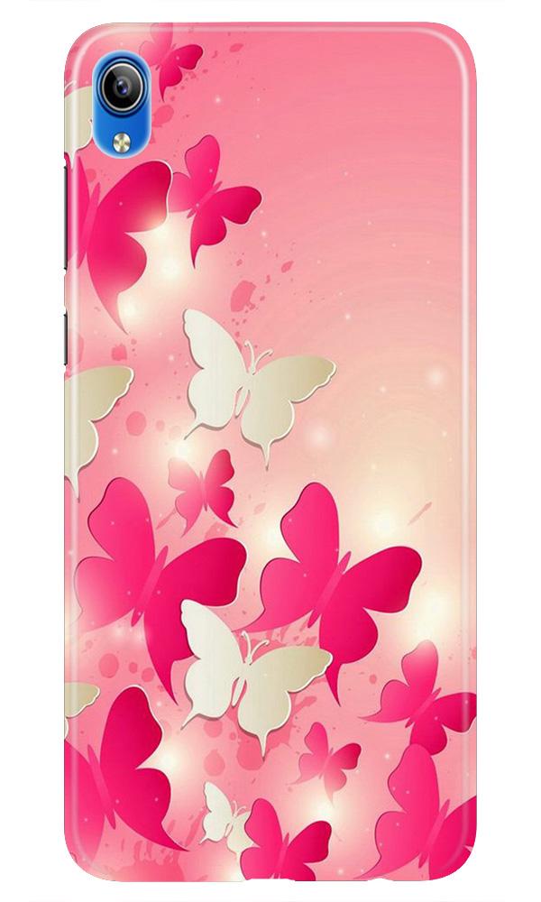 White Pick Butterflies Mobile Back Case for Redmi 7a (Design - 28) White Pick Butterflies Case for Redmi 7a