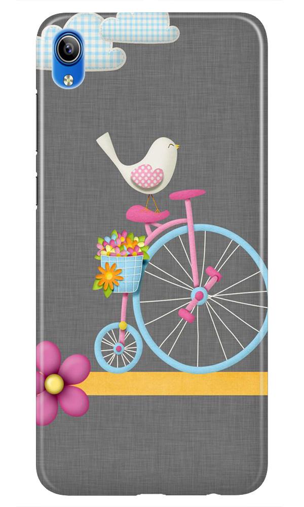 Sparron with cycle Mobile Back Case for Redmi 7a (Design - 34) Sparron with cycle Case for Redmi 7a