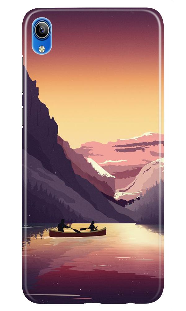 Mountains Boat Mobile Back Case for Redmi 7a (Design - 181) Mountains Boat Case for Redmi 7a (Design - 181)