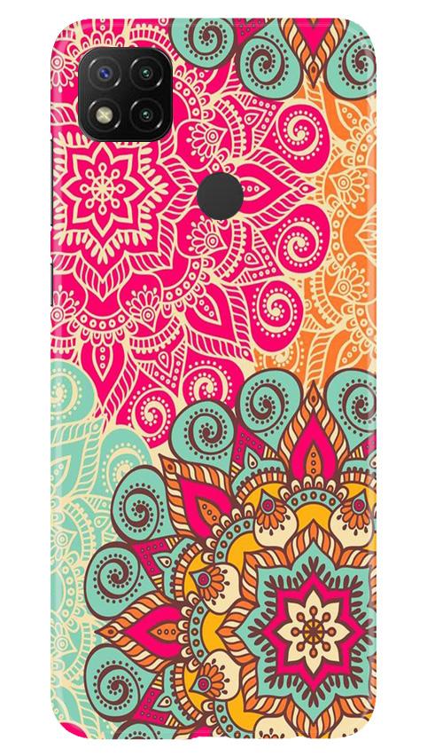 Rangoli art Mobile Back Case for Xiaomi Redmi 9c (Design - 6) Rangoli art Case for Xiaomi Redmi 9c