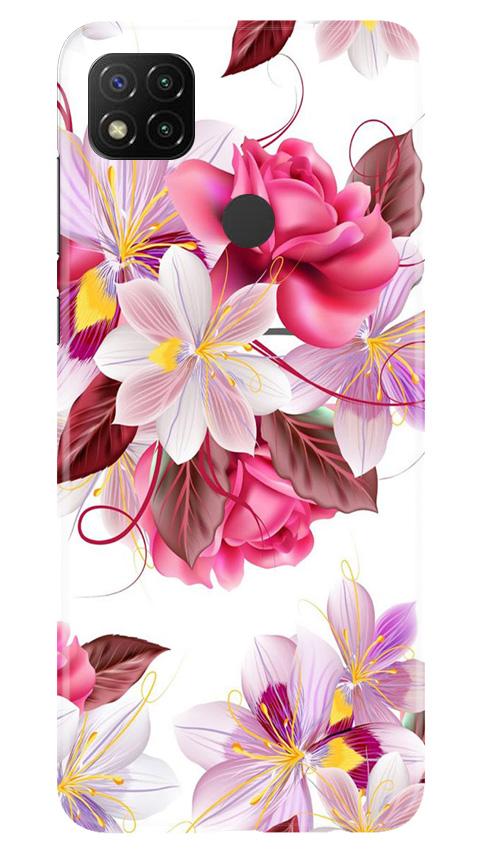 Beautiful flowers Mobile Back Case for Xiaomi Redmi 9c (Design - 23) Beautiful flowers Case for Xiaomi Redmi 9c