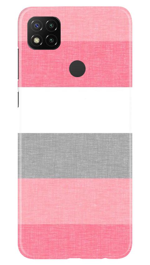 Pink white pattern Mobile Back Case for Xiaomi Redmi 9c (Design - 55) Pink white pattern Case for Xiaomi Redmi 9c