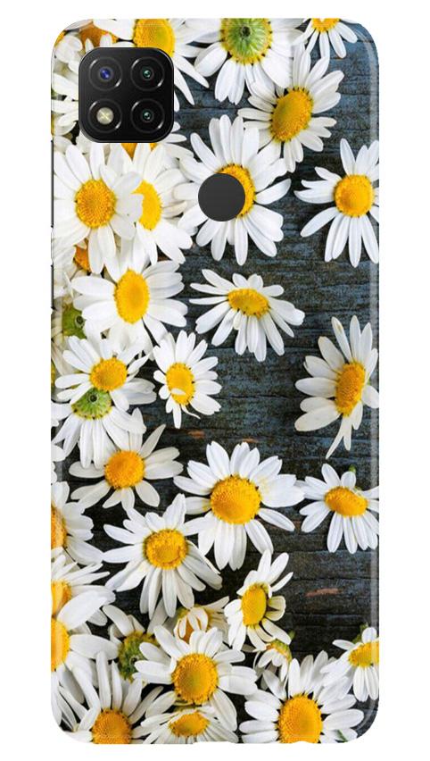 White flowers2 Mobile Back Case for Xiaomi Redmi 9c (Design - 62) White flowers2 Case for Xiaomi Redmi 9c