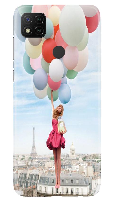 Girl with Baloon Mobile Back Case for Xiaomi Redmi 9c (Design - 84) Girl with Baloon Case for Xiaomi Redmi 9c
