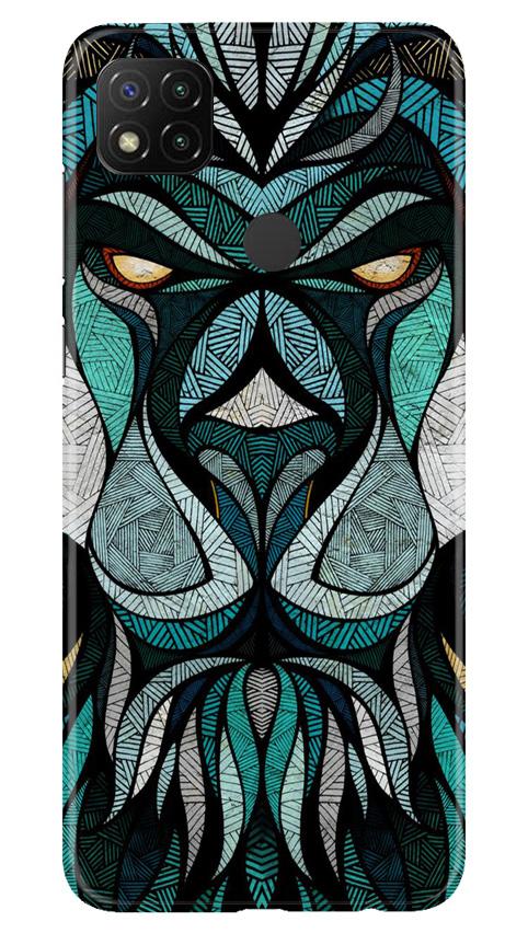 Lion Mobile Back Case for Xiaomi Redmi 9c (Design - 97) Lion Case for Xiaomi Redmi 9c