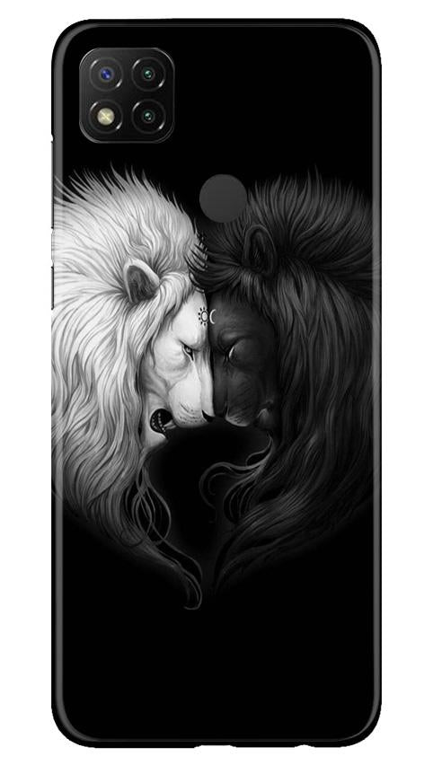 Dark White Lion Mobile Back Case for Xiaomi Redmi 9c (Design - 140) Dark White Lion Case for Xiaomi Redmi 9c (Design - 140)