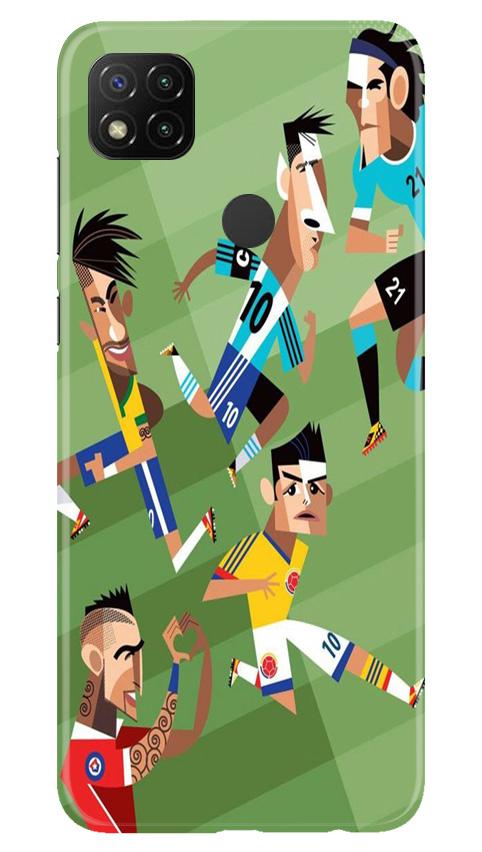 Football Mobile Back Case for Xiaomi Redmi 9c (Design - 166) Football Case for Xiaomi Redmi 9c (Design - 166)