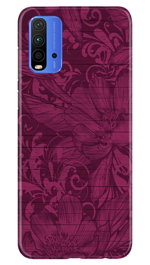 Purple Backround Mobile Back Case for Redmi 9 Power (Design - 22) Purple Backround Case for Redmi 9 Power